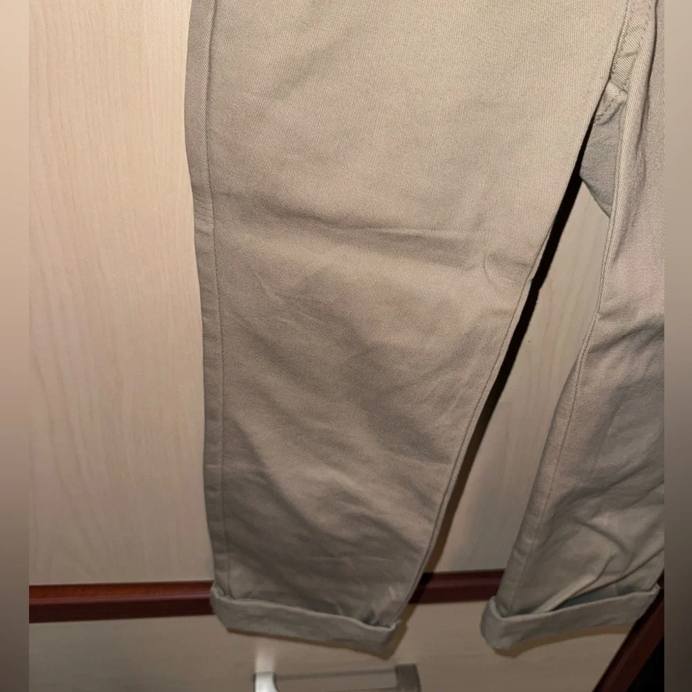 Old Navy Boys Khaki Chino Pants Tan Size 5 Adjustable Waist